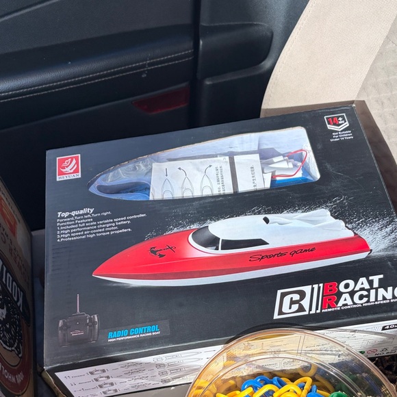 Red RC Racing Boat - Picture 1 of 1